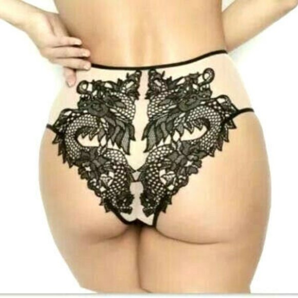 Victorias Secret Dragon LUXE Brazillian Panty S SM - Picture 2 of 5